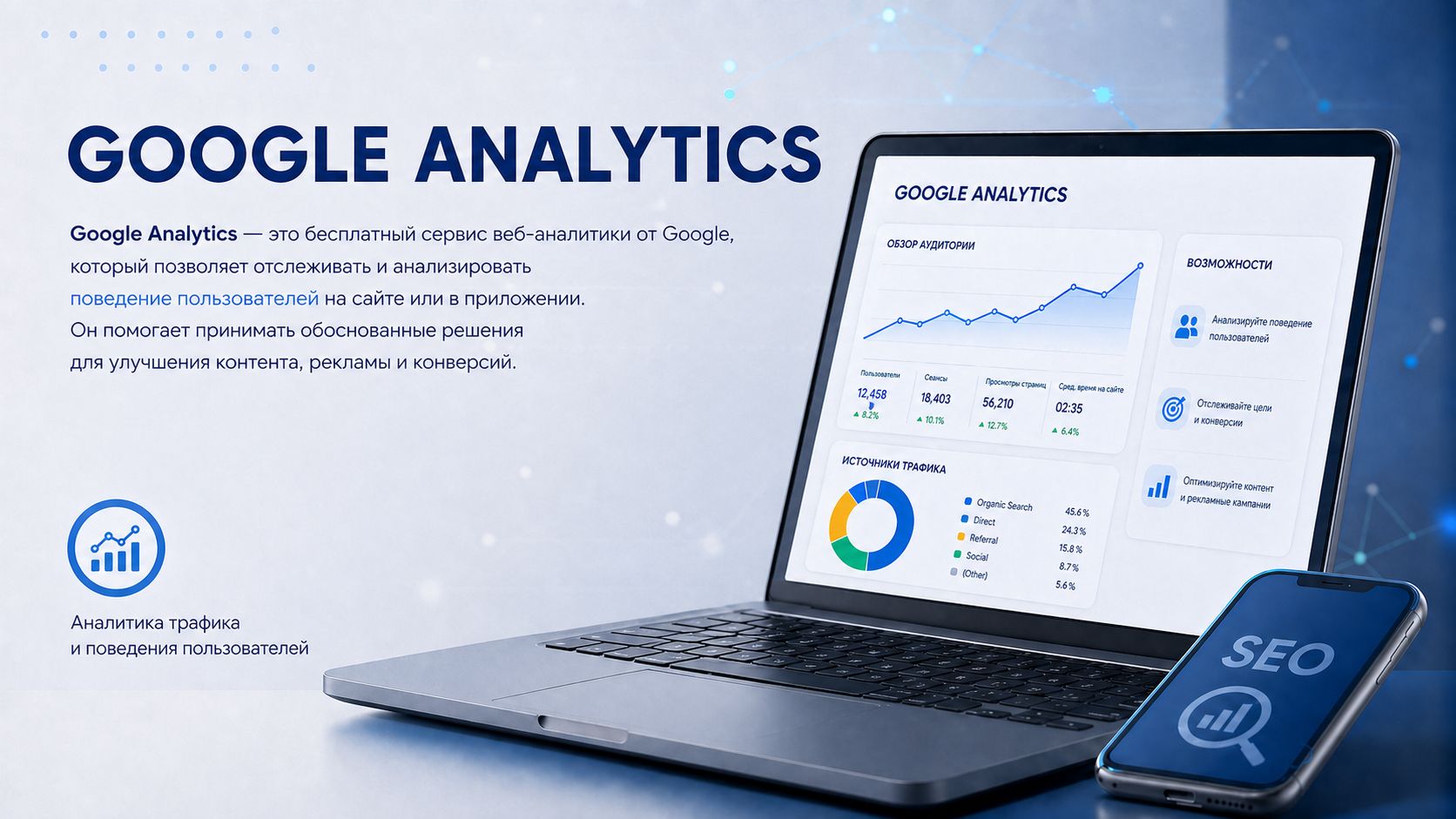 Сервис Google Analytics